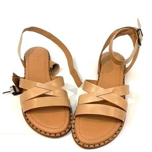 Crevo leather strappy sandals